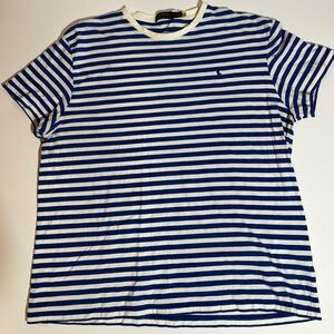 Polo Ralph Lauren Men’s Classic Crewneck Tee Blue Striped XL